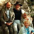 Mit Werner Greub, Ehefrau Ingeborg und Erika Speidl