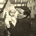 Mit erstem Sohn Johannes, Heidelberg